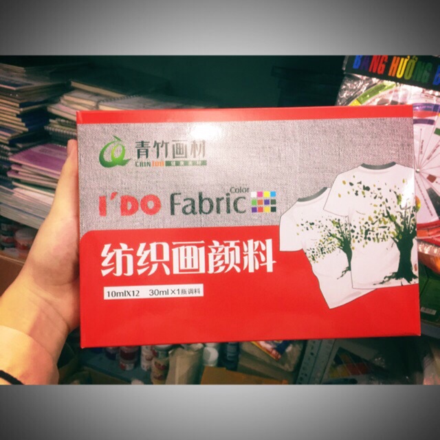 Màu vẽ lên áo Chinjoo IDo fabric