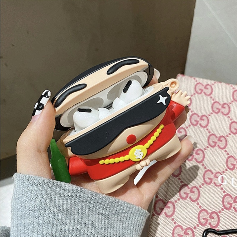 Case Airpod 1/2/Pro/3 Hình Cu Shin Rich Kid