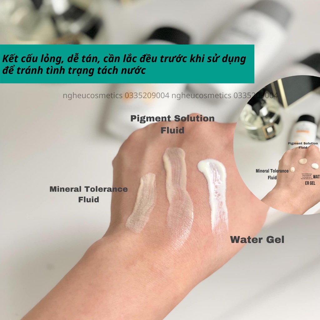 Kem Chống Nắng Heliocare Water Gel, Mineral, Pigment Chống Trôi Mỏng Nhẹ Khô Thoáng Chính Hãng