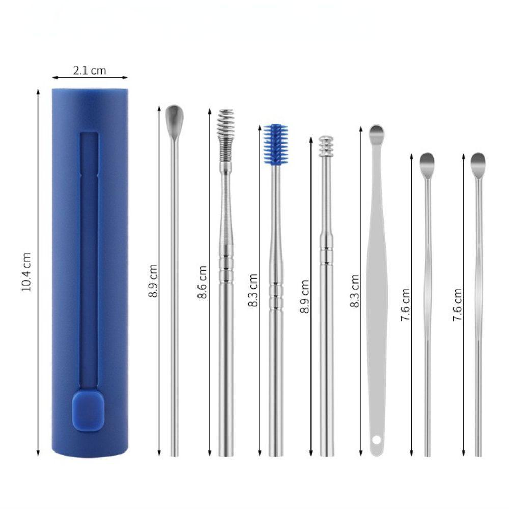 Bộ Dụng Cụ Lấy Ráy Tai Bằng Thép Không Gỉ