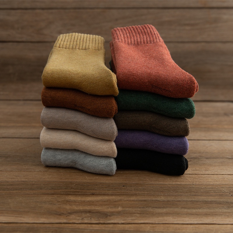 Vớ Len Cashmere Dày Giữ Ấm Mùa Đông Cho Nữ