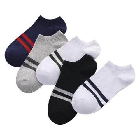 Tất nam cổ ngắn sọc ngang GABO FASHION TA011 hàng việt nam xuất khẩu