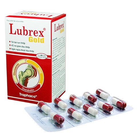 Lubrex Gold - Hỗ trợ ngăn ngừa bệnh thoái hóa khớp, giảm đau khớp, tái tạo sụn khớp