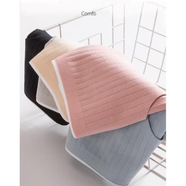 Quần Lót Nữ Cotton Gân Tăm Không Đường May Kháng Khuẩn..
