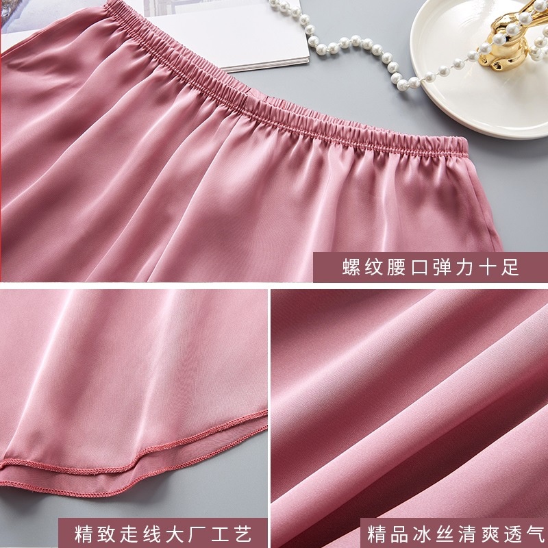 Quần Đùi (Lụa Satin) mềm mát - Mặc nhà hoặc mặc trong váy_( mã QD-01 )