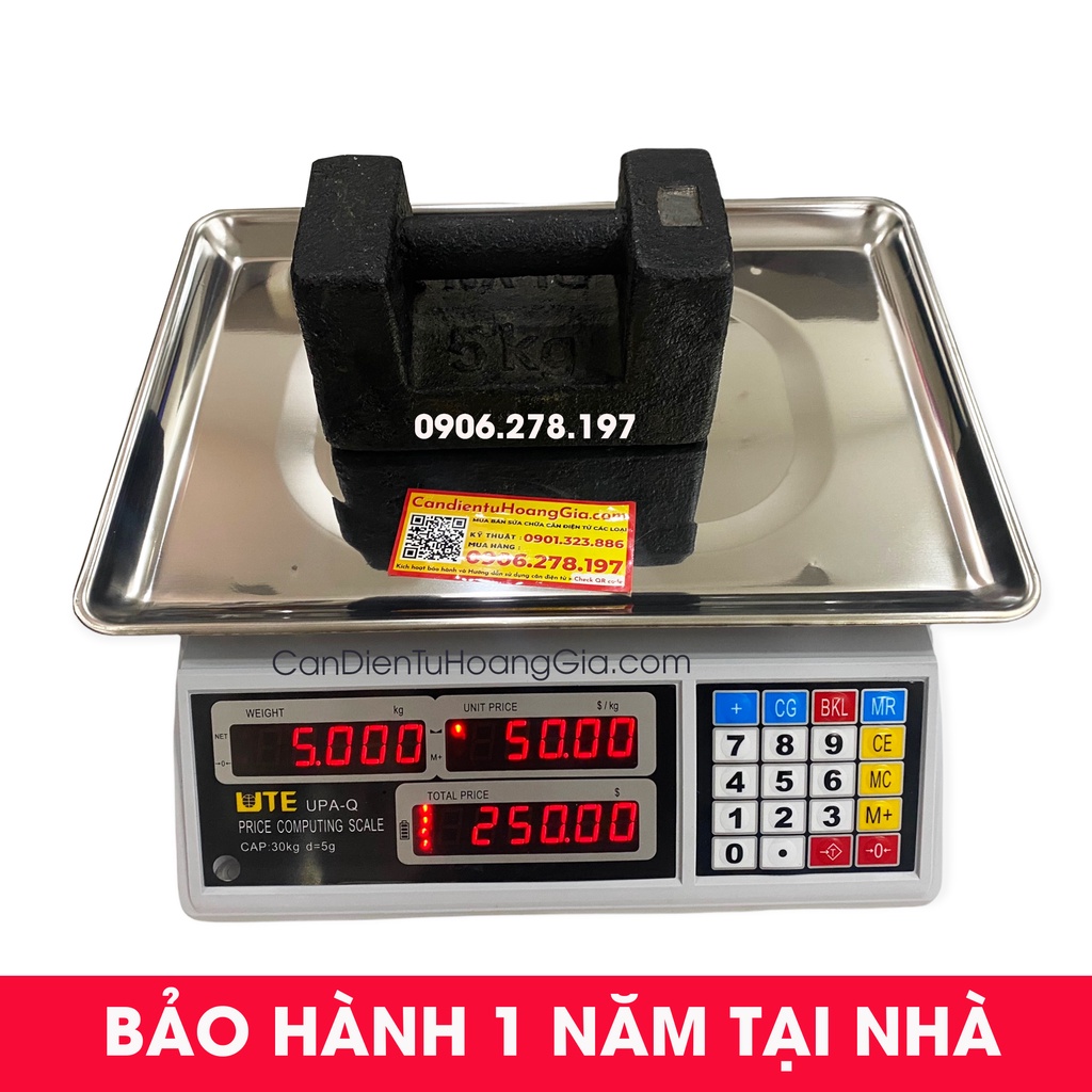 Cân điện tử 30kg UTE UPA Q – Cân Rau, Thịt Cá