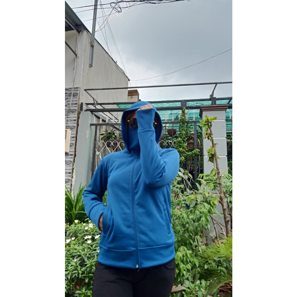 Áo khoác chống nắng tiện lợi 4 trong 1 chất cotton 100% xịn sò có size đến 75kg
