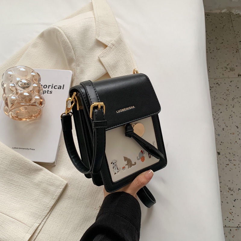 Túi Đeo Chéo Hình Vuông Nhỏ Đựng Điện Thoại Thời Trang Mùa Hè 2022 Cho Nữ