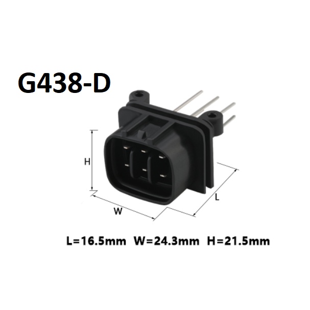 G438-Giắc cắm chân ga đánh lửa ICM 6 lỗ 2.3mm