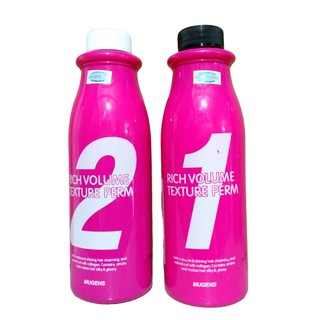 Cặp Uốn xoăn lạnh Mugens Rich volume 500ml Hồng