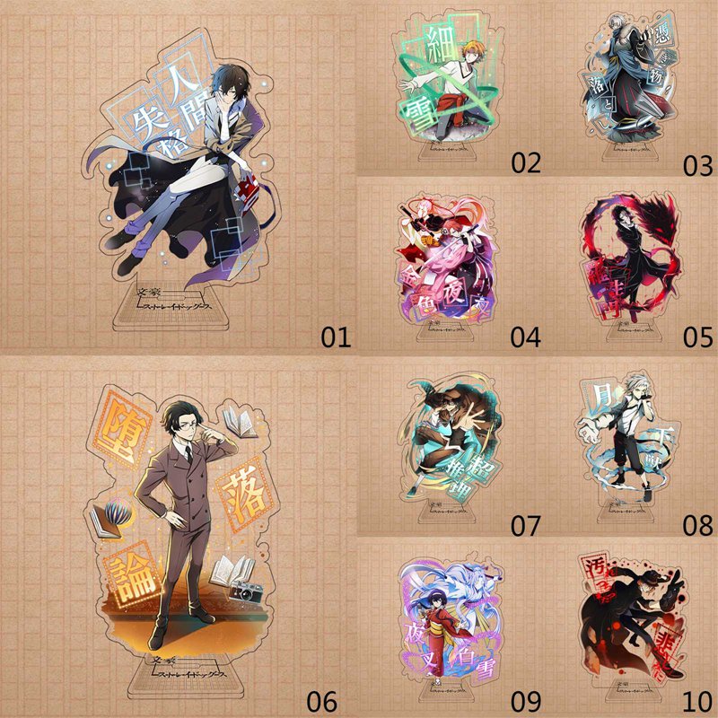 Mô Hình Bằng Acrylic Nhân Vật Trong Anime Dogs Dazai Osamu