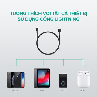 Cáp Lightning Aukey CB-AL1 MFi 1.2m