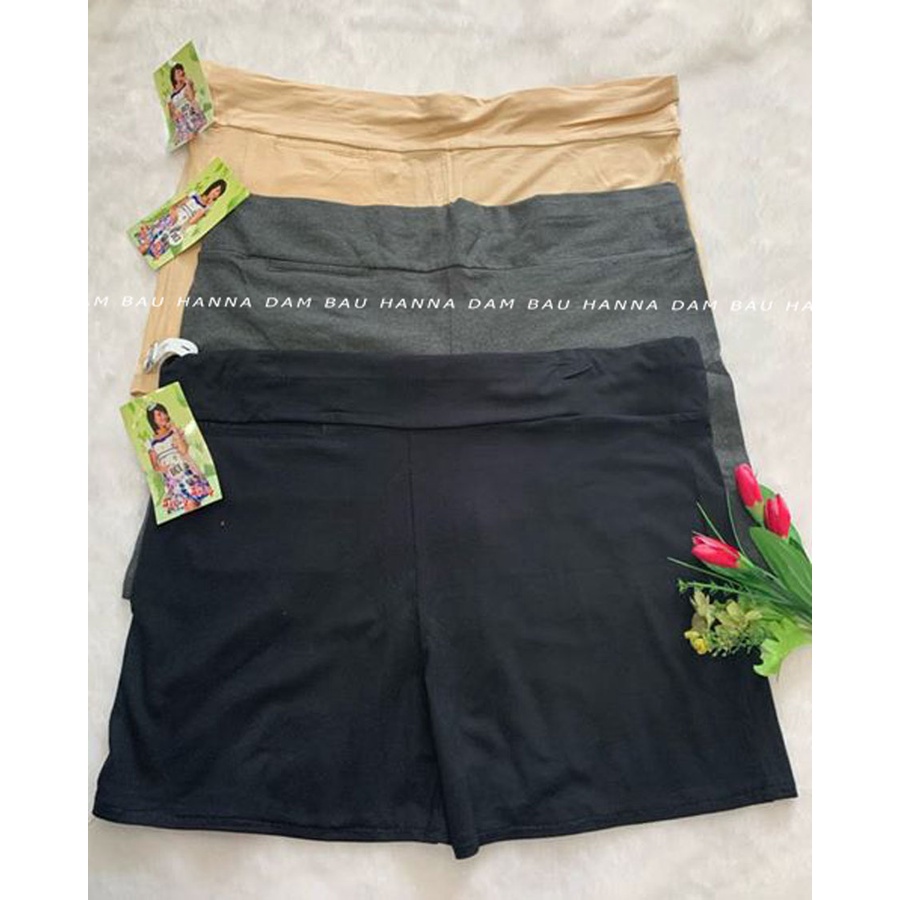 [SIZE 40-75KG] Quần đùi mặc váy cho bầu 2 trong 1 mặc trong váy và mặc thành đùi với áo đi ngủ cũng được vải cotton lạnh