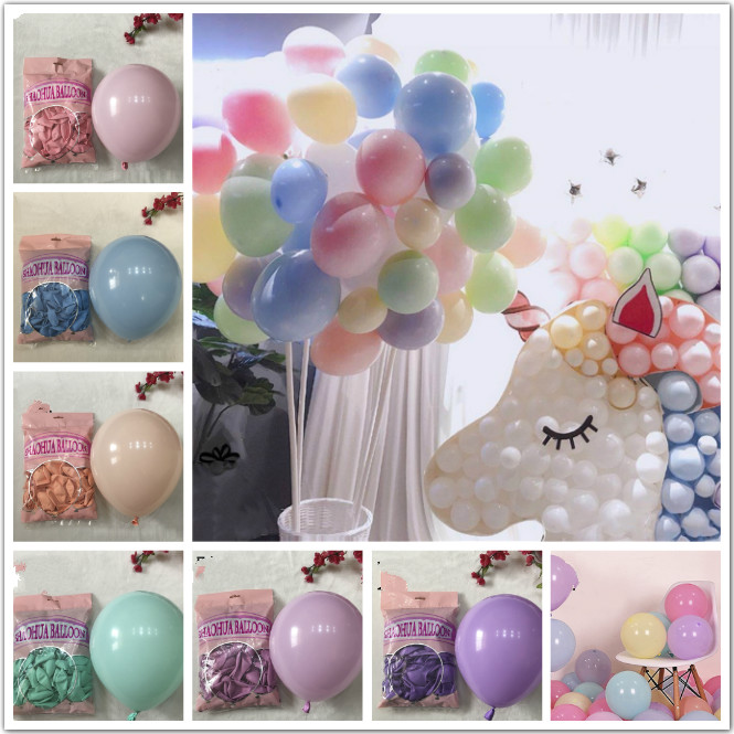 Bộ 10 Bong Bóng Cỡ 10 Inch 2.2g Chất Lượng Cao Trang Trí Tiệc