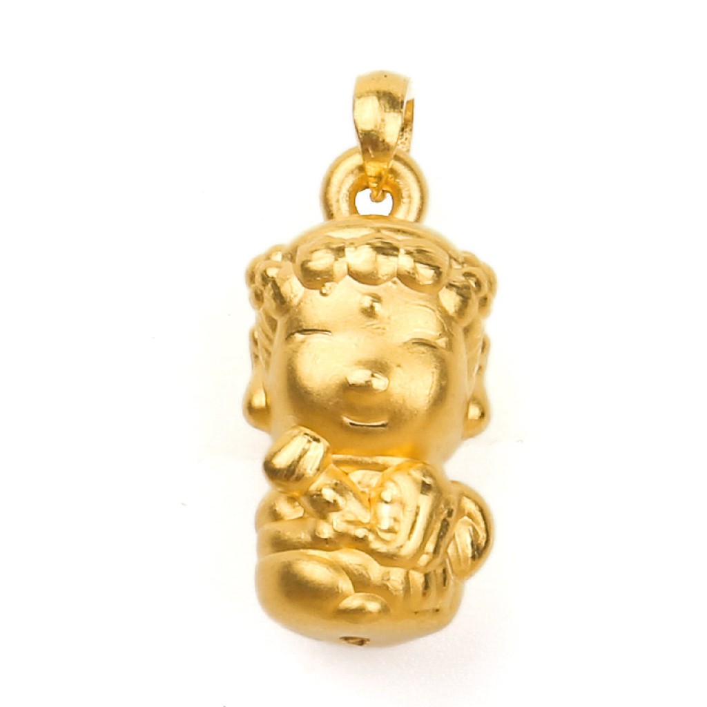 Mặt dây chuyền vàng Phổ hiền bồ tát hộ mệnh tuổi Thìn, tuổi Tỵ - Ancarat