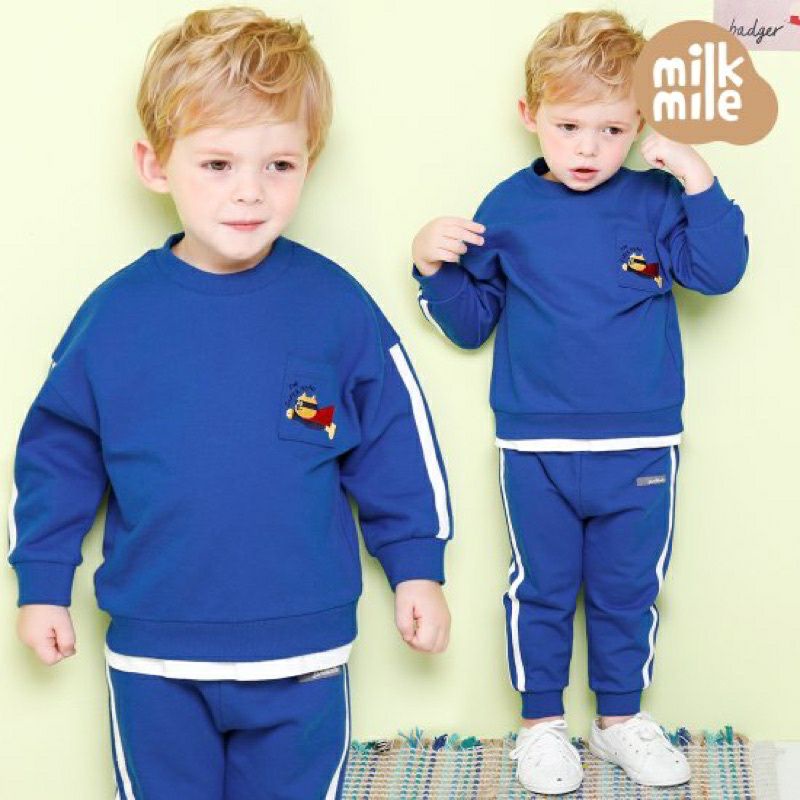 -Bộ nỉ da cá Milkmile xuất Hàn