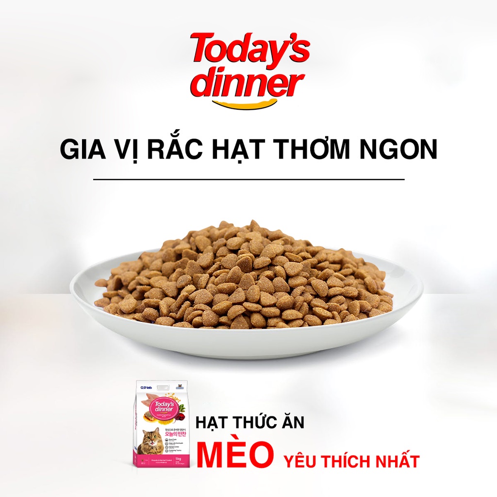 Thức ăn hạt mèo Today's dinner của Hàn Quốc - Gói tiết kiệm