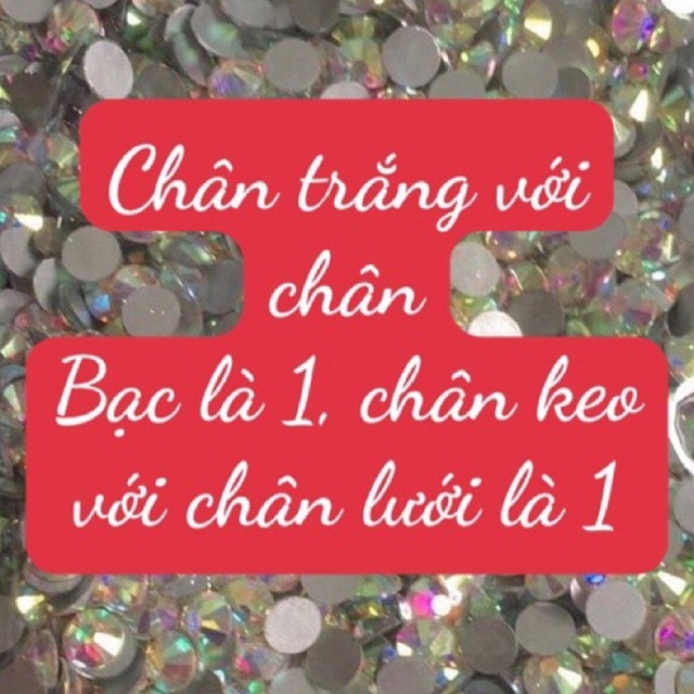 Đá nail- Xà cừ (bảy màu)  trang trí móng tay