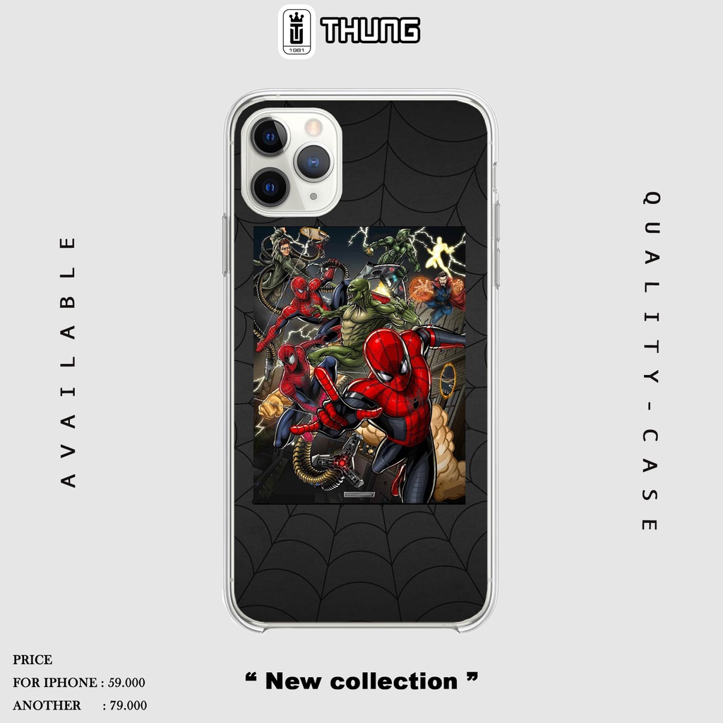 Ốp lưng điện thoại Spiderman 3 nhện THUNG in ốp lưng theo yêu cầu