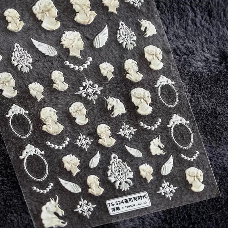 STICK DÁN MÓNG CAO CẤP - stick chữ- thú-hoa... - Phụ Kiện Nail