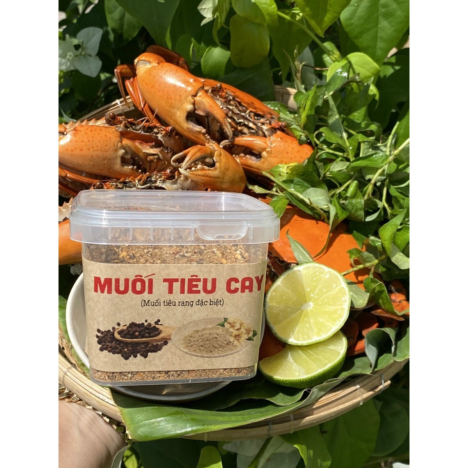 Muối tiêu cay ⚡ HÀNG LOẠI 1 ⚡ Muối tiêu cay đặc sản chuẩn Bình Phước siêu thơm ngon, vị cay nhẹ chấm hải sản, đồ nướng