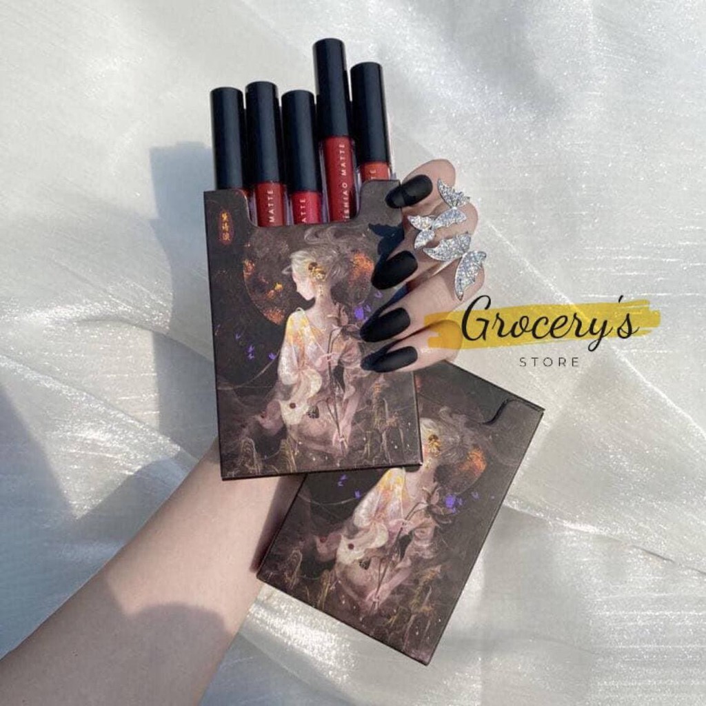 Combo 5 Cây Son Daishiao Matte Tiên Tử Chính Hãng Bền Màu ,Lâu Trôi