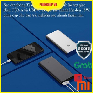 Sạc dự phòng Xiaomi Gen 3 cổng type c in/out usb