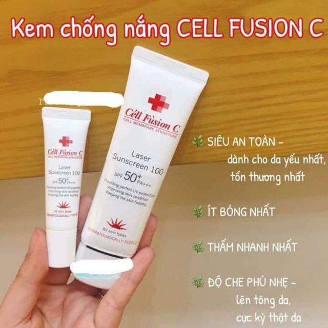 Kem chống nắng Cell Fusion C Laser Sunscreen 100 | BigBuy360 - bigbuy360.vn