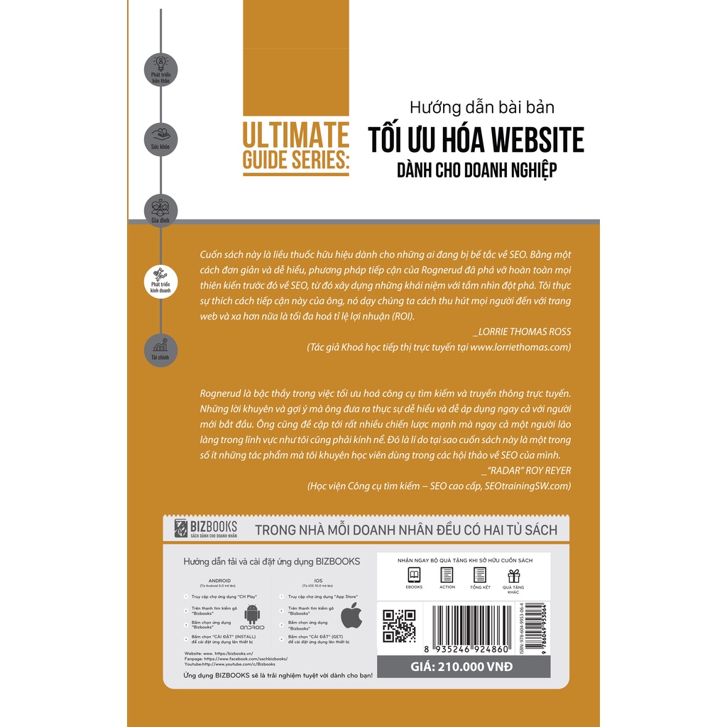Sách - Ultimate Guide Series: Hướng Dẫn Bài Bản Tối Ưu Hóa Website Dành Cho Doanh Nghiệp