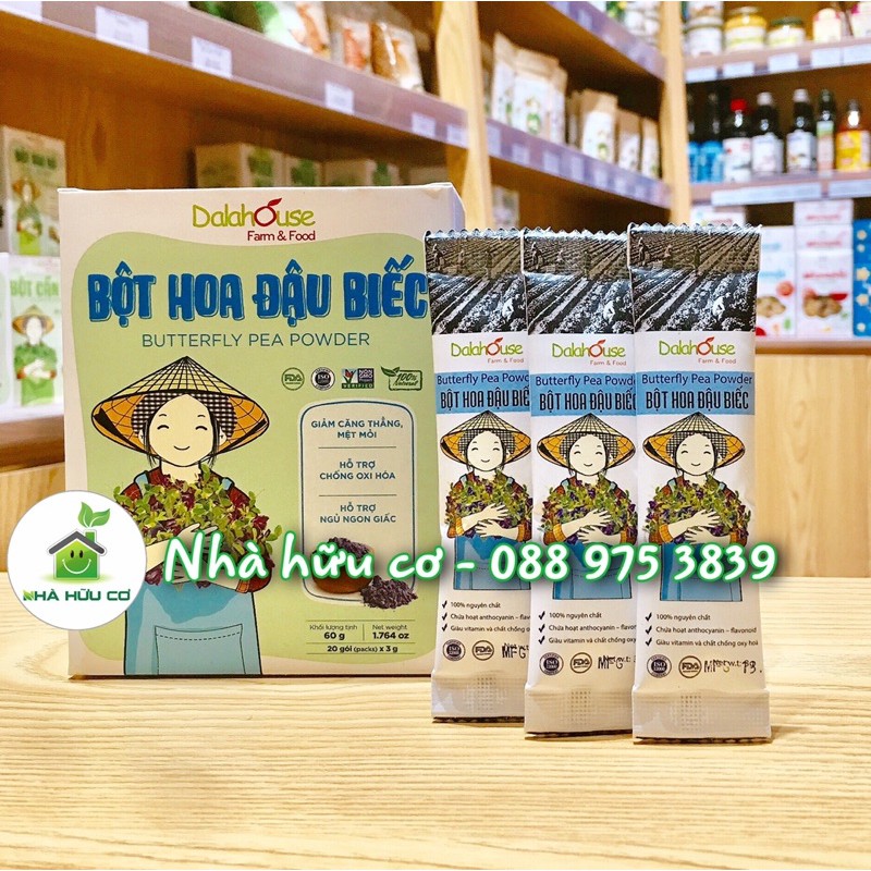 Bột rau củ cho bé ăn dặm Dalahouse gói 3g tiện dụng - Date: 3/2022 - Nhà Hữu Cơ