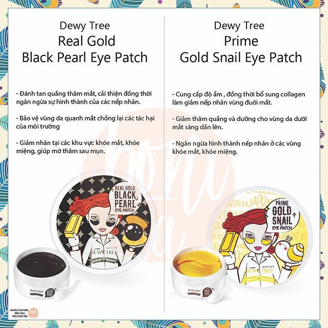 [Hàng Chính Hãng,Có Tem] Mặt nạ mắt giảm quầng thâm, nếp nhắn Dewytree Eye Patch | BigBuy360 - bigbuy360.vn