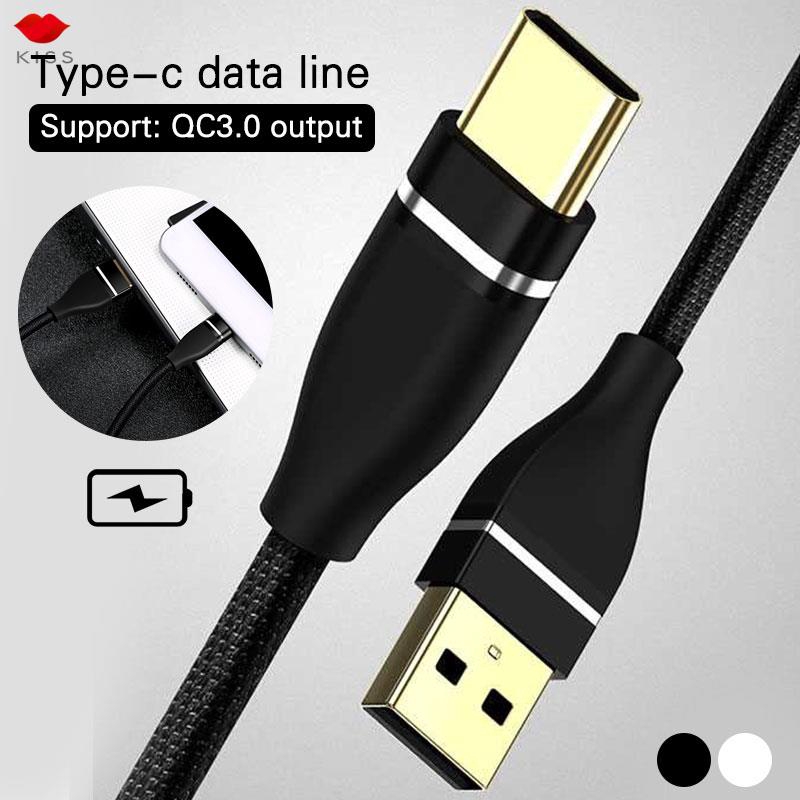 Cáp sạc nhanh KASA bện nylon cổng USB C Type C dài 1M