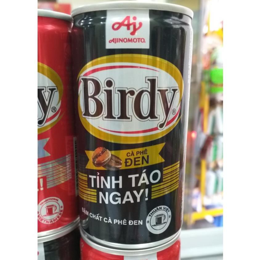 CÀ PHÊ ĐEN/ SỮA BIRDY LON 170ML