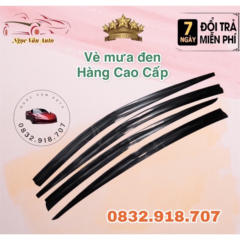 Vè mưa Elantra 2015 - 2021. vè đen hàn quốc