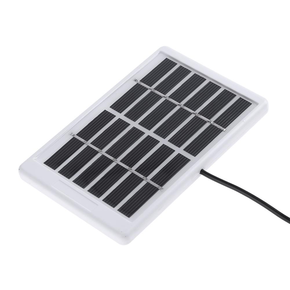 6V 1.2W Solar Panel Polycrystalline DC Interface Plug Cell Battery Charger