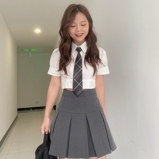 Áo Sơ Mi Croptop Cổ Đức - Titto Closet