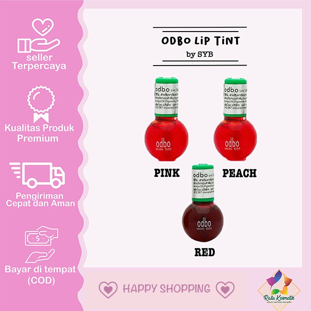 (hàng Mới Về) Son Tint Odbo Liptint (bpom)