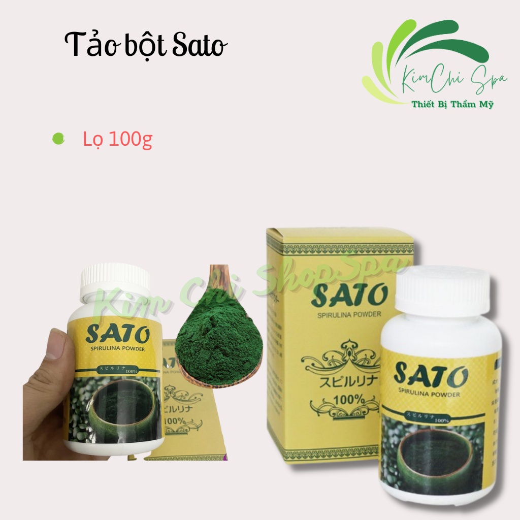 Tảo Sato Nhật Bản dạng bột lọ 100gr