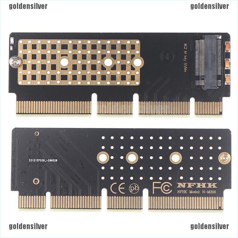 Thẻ Chuyển Đổi Ổ Cứng M.2 NVMe SSD Sang PCIe Card M2 Key M x4x8x16