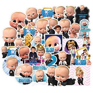 sticker The Boss Baby set 30-60 cái decal ép lụa / hình dán The Boss Baby