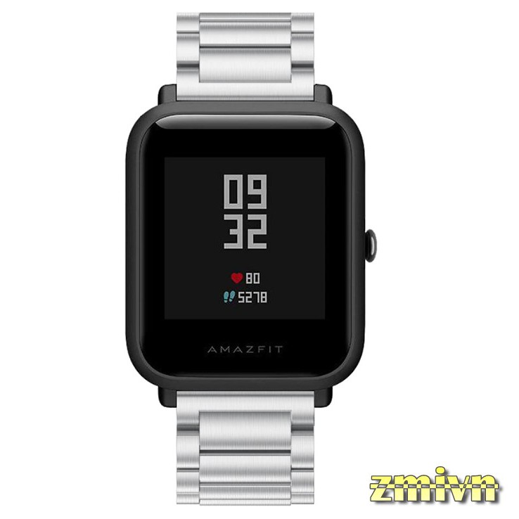 Dây đeo kim loại thép không gỉ Amazfit Bip