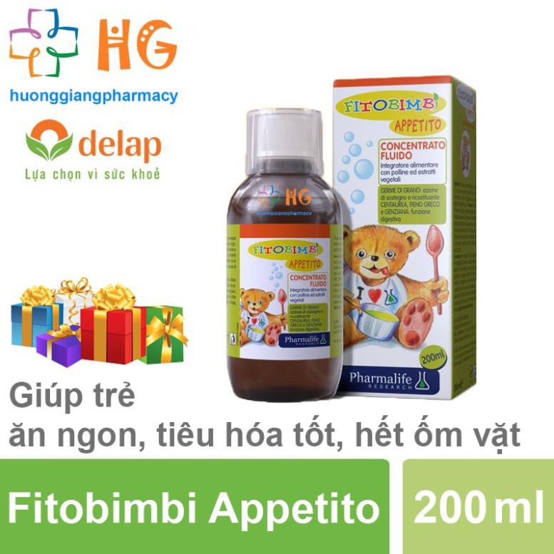 (Kèm Quà Tặng) Fitobimbi Appetito (Chai 200ml)