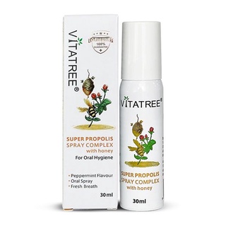 Xịt Họng keo ong Úc Vitatree Super Propolis Spray complex with Honey 30ml