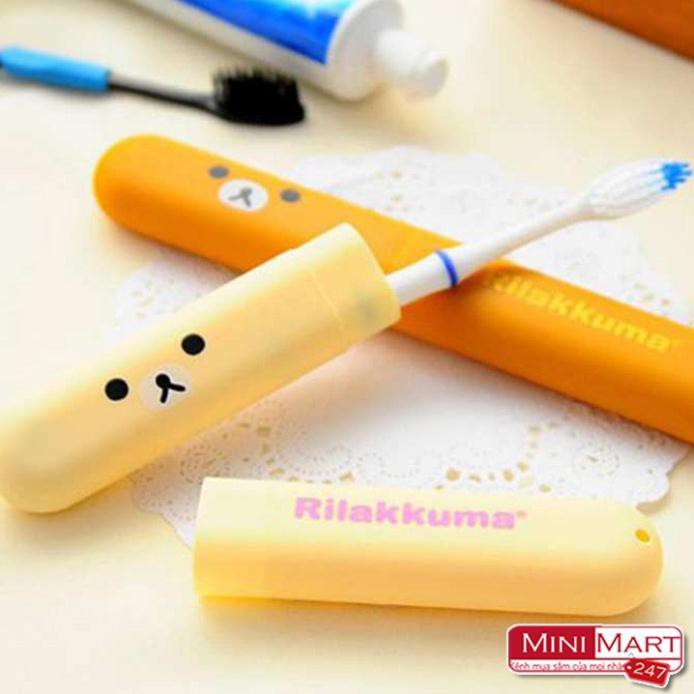 Combo 2 Hộp Đựng Bàn Chải Đánh Răng hình gấu du lịch