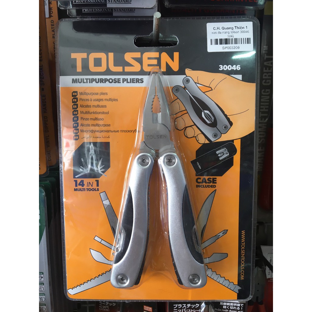 Kìm đa năng 14 in 1 TOLSEN 30046