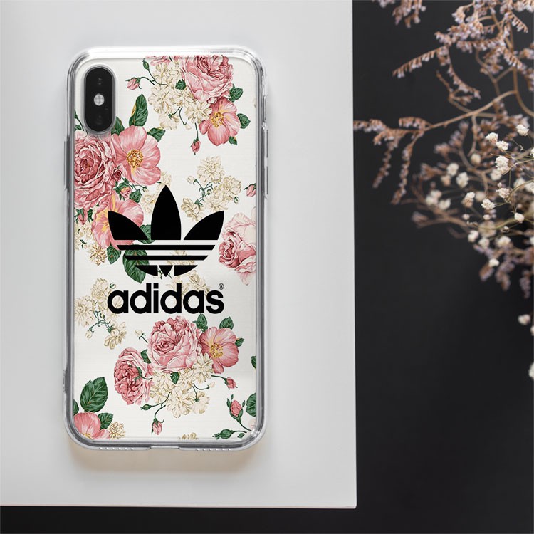 Ốp điện thoại đẳng cấp ốp IP adidas hình những bông hoa siêu đẹp dành cho Iphone 5 đến 12 promax BRD20210151