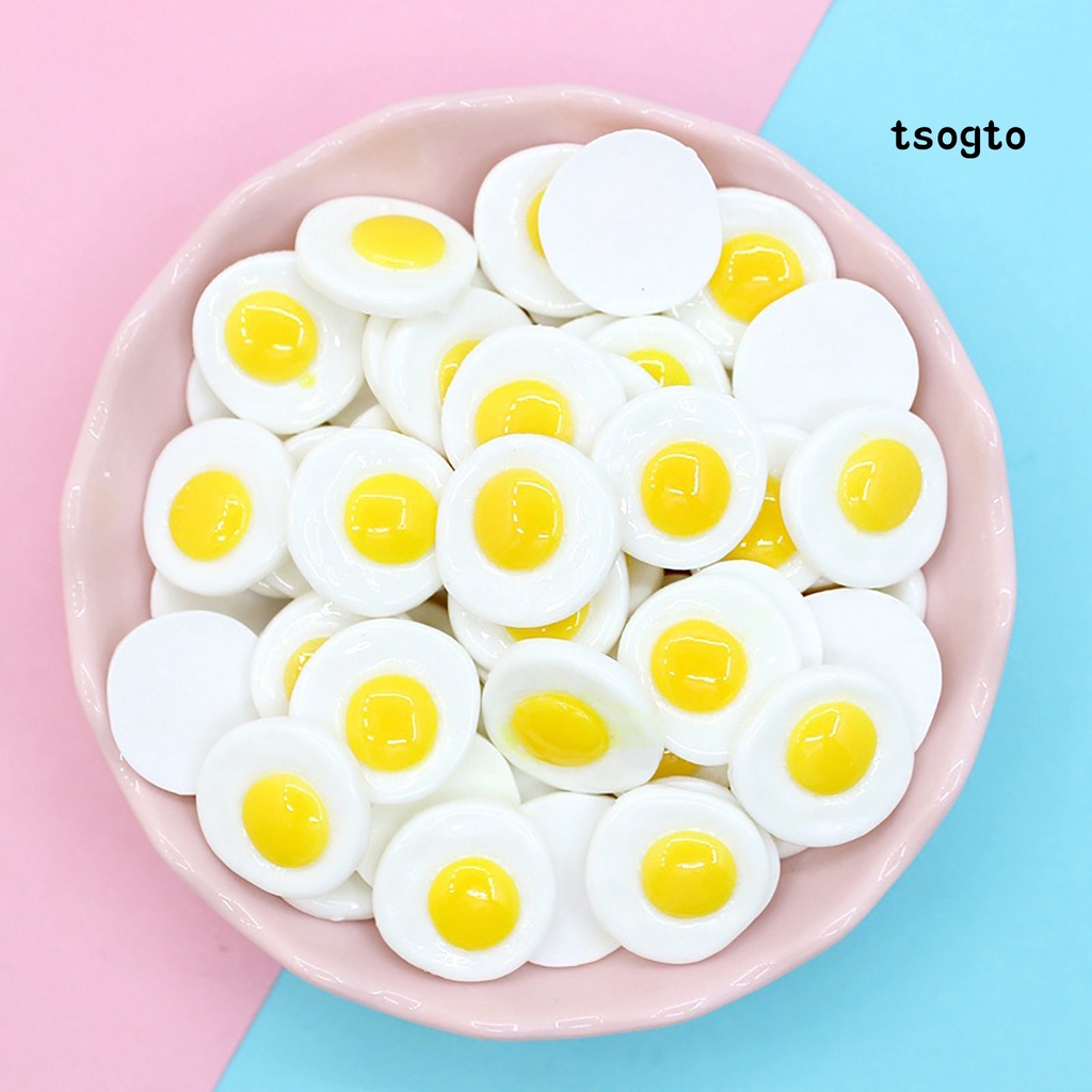 Set 5 Mô Hình Trứng Chiên Mini Bằng Nhựa Resin Cho Bé