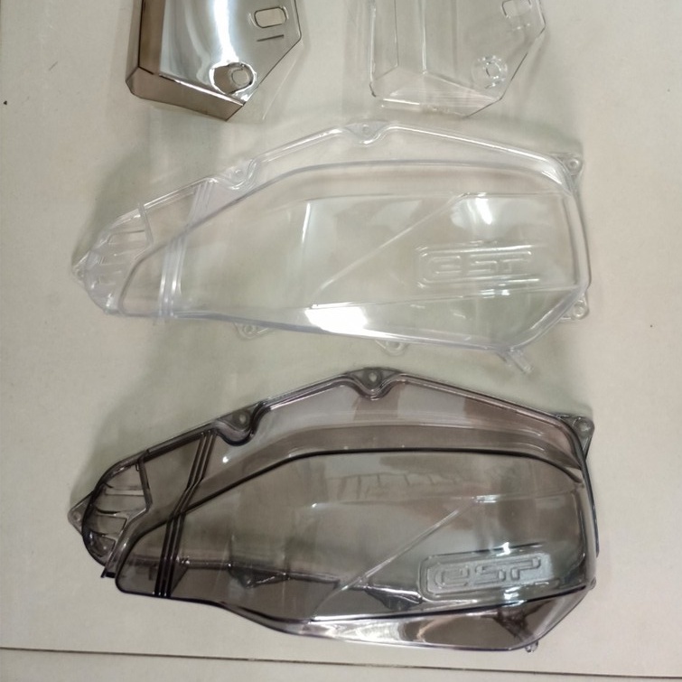 Pô E AirBlade / AB 2013 - 2021 Bầu E, Lọc Gió Air Blade Kiểu Trong Suốt, Xám Khói, Vario 2018 - 2021