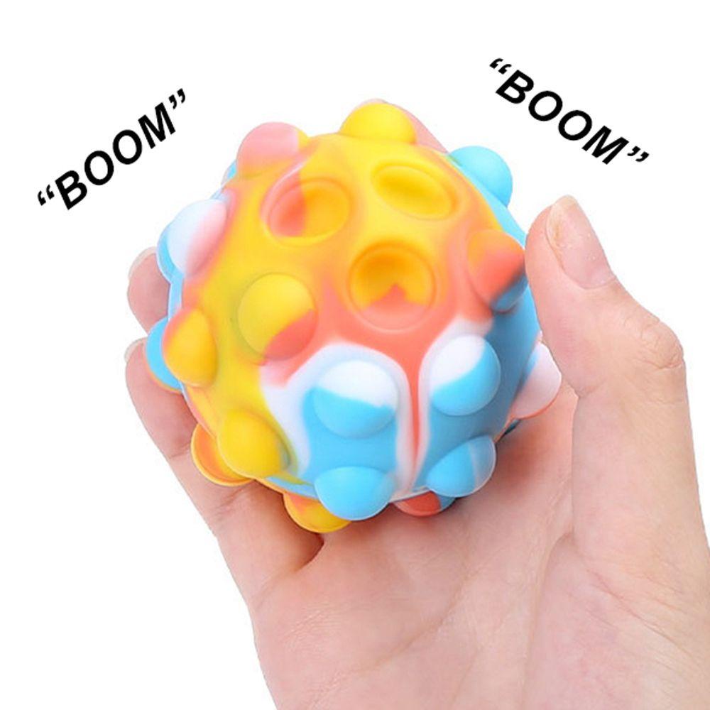 YIYU Đồ chơi bóp tay đàn hồi 3D màu cầu vồng dành cho trẻ em hoặc giúp giảm căng thẳng