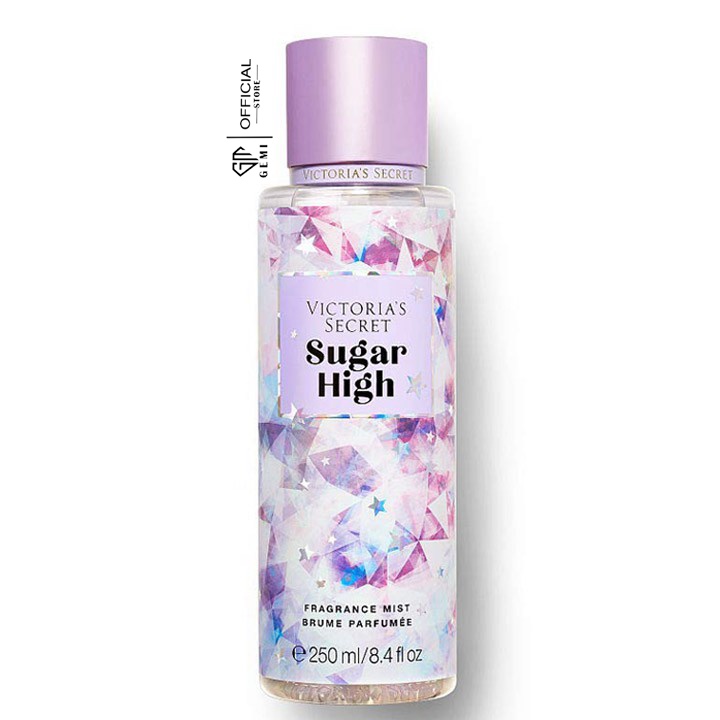 Xịt Thơm Body 💞𝑭𝒓𝒆𝒆𝒔𝒉𝒊𝒑💖 Xịt Thơm Toàn Thân Victoria's Secret 🍬 SUGAR HIGH 🍬 Body Mist 250ml - Xịt BODY